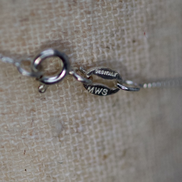 MWS 925 Italy Hand Made Glass Necklace and Earring Set - Picture 6 of 11